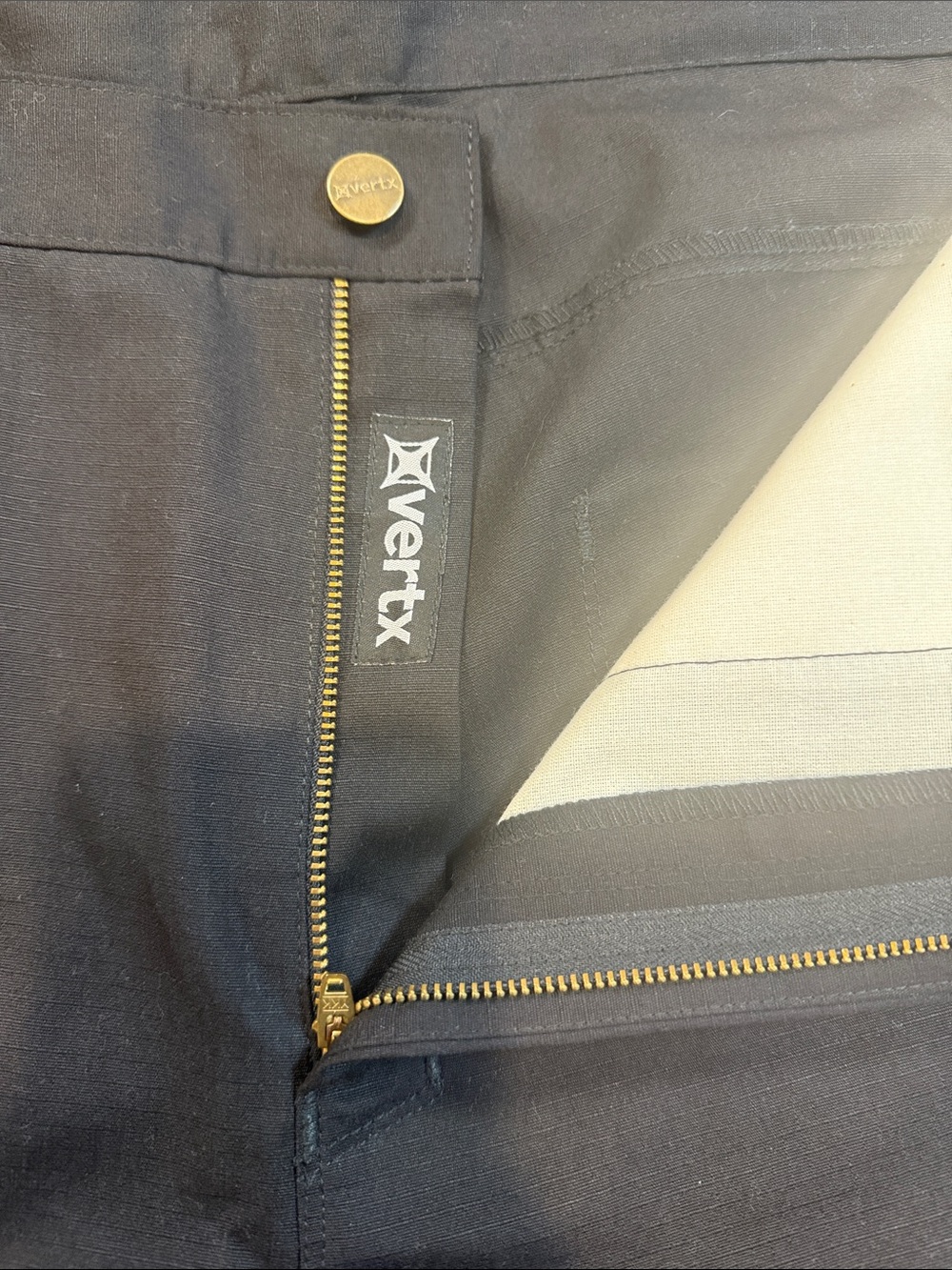 Vertx Black Tactical Pants with Brass Zipper Size 40 Medical NWOT